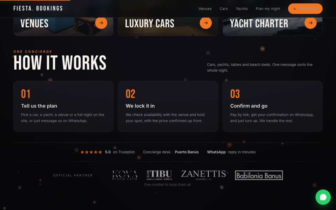 How it works and official partner venues