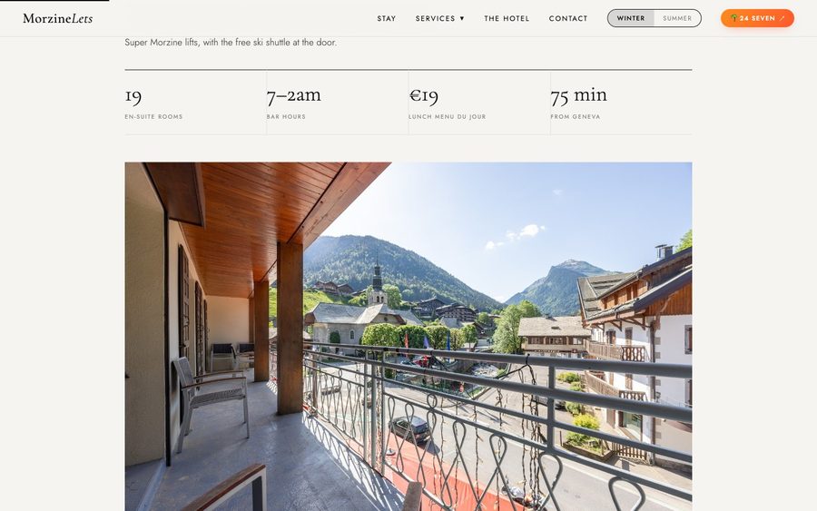 Hotel page